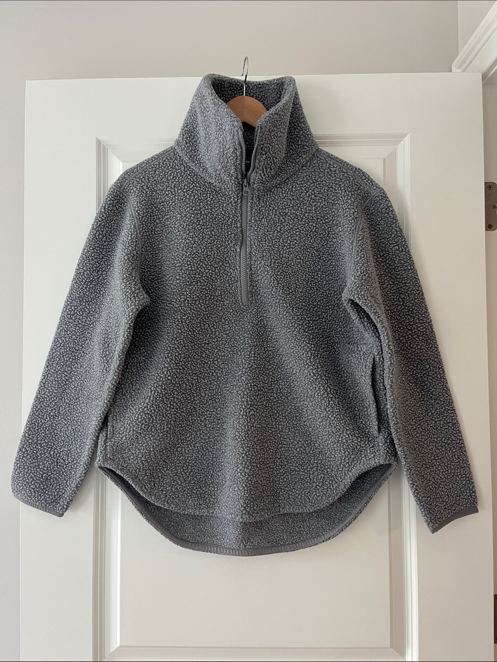 Everlane Sherpa Half-Zip Pullover